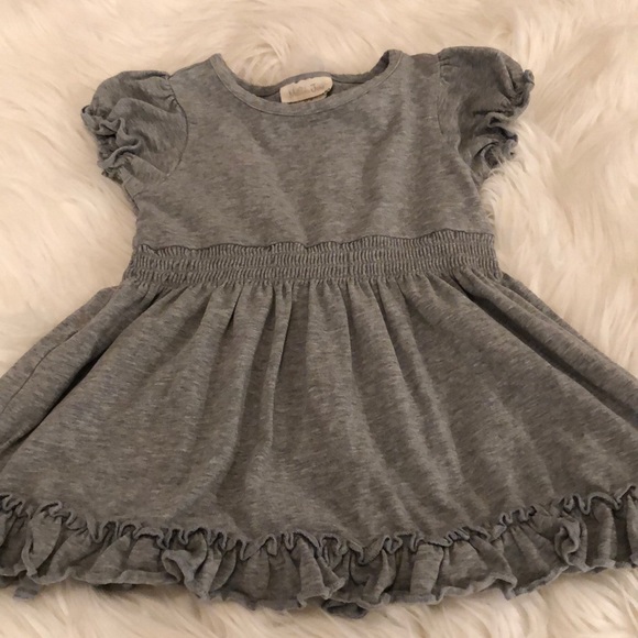 MATILDA JANE DRESS GRAY SZ 12 to 18M GREAT COND